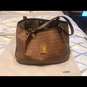 Fendi tote shoulder bag